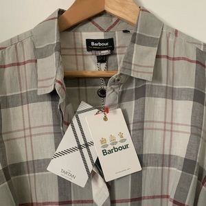 NWT Barbour sz 8 grey plaid dress w/belt, Tartan Collection! Great for spring!